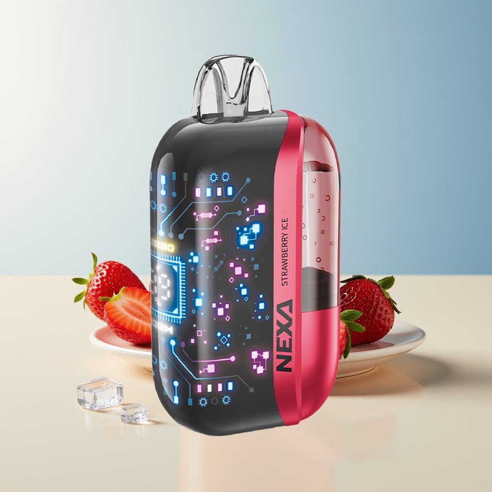 Veleprodaja Slovenija NEXA Ultra 50000 Puffs Jagodni Led 20ml 800mAh