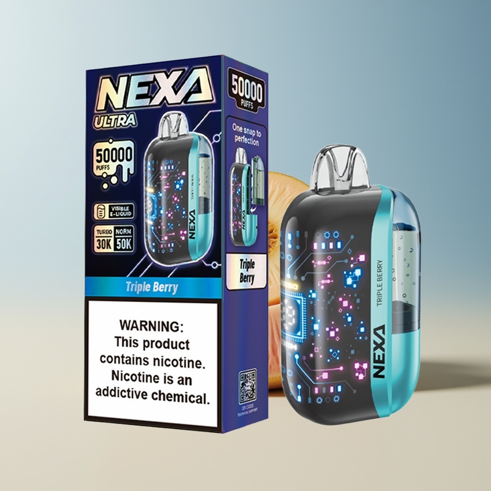 Veleprodaja Slovenija NEXA Ultra 50000 Puffs Trojne Jagode 20ml 800mAh