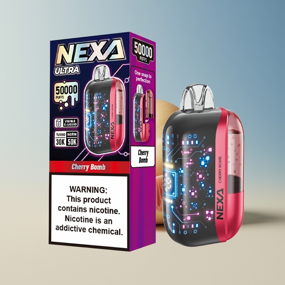 Veleprodaja Slovenija NEXA Ultra 50000 Pufi Češnja Bomp 20ml 800mah