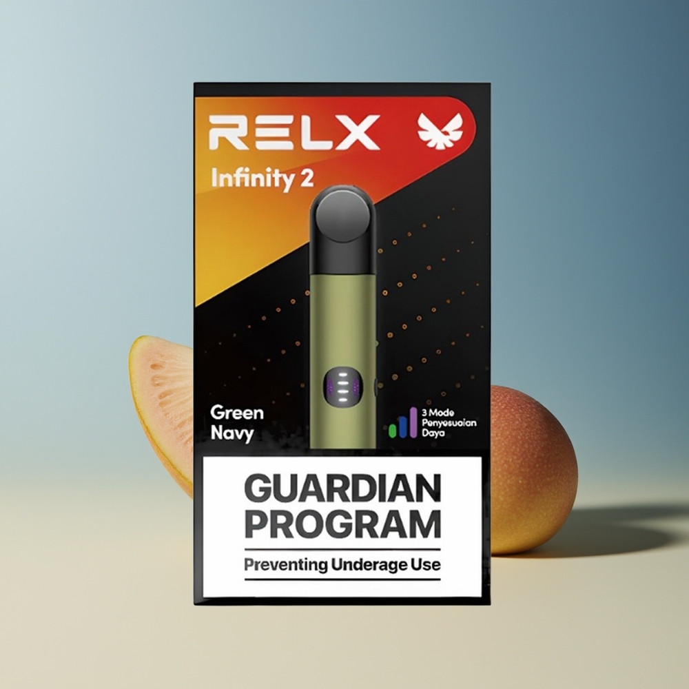 Veleprodaja Slovenija RELX Infinity 2 650 zadjkov Zelenamodra 440mAh USB Type-C