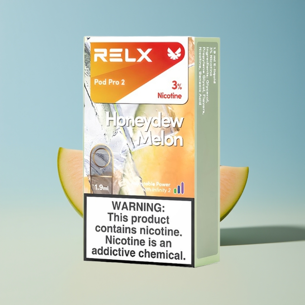 Veleprodaja Slovenija RELX Pod Pro 2 600 potegov Medena Melona 19ml 3 načini prilagoditve