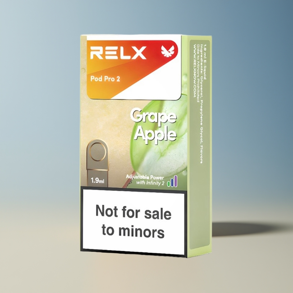 Veleprodaja Slovenija RELX Pod Pro 2 600 povžkov Grozdno Jabolčno 19ml 3 Načini Nastavitev