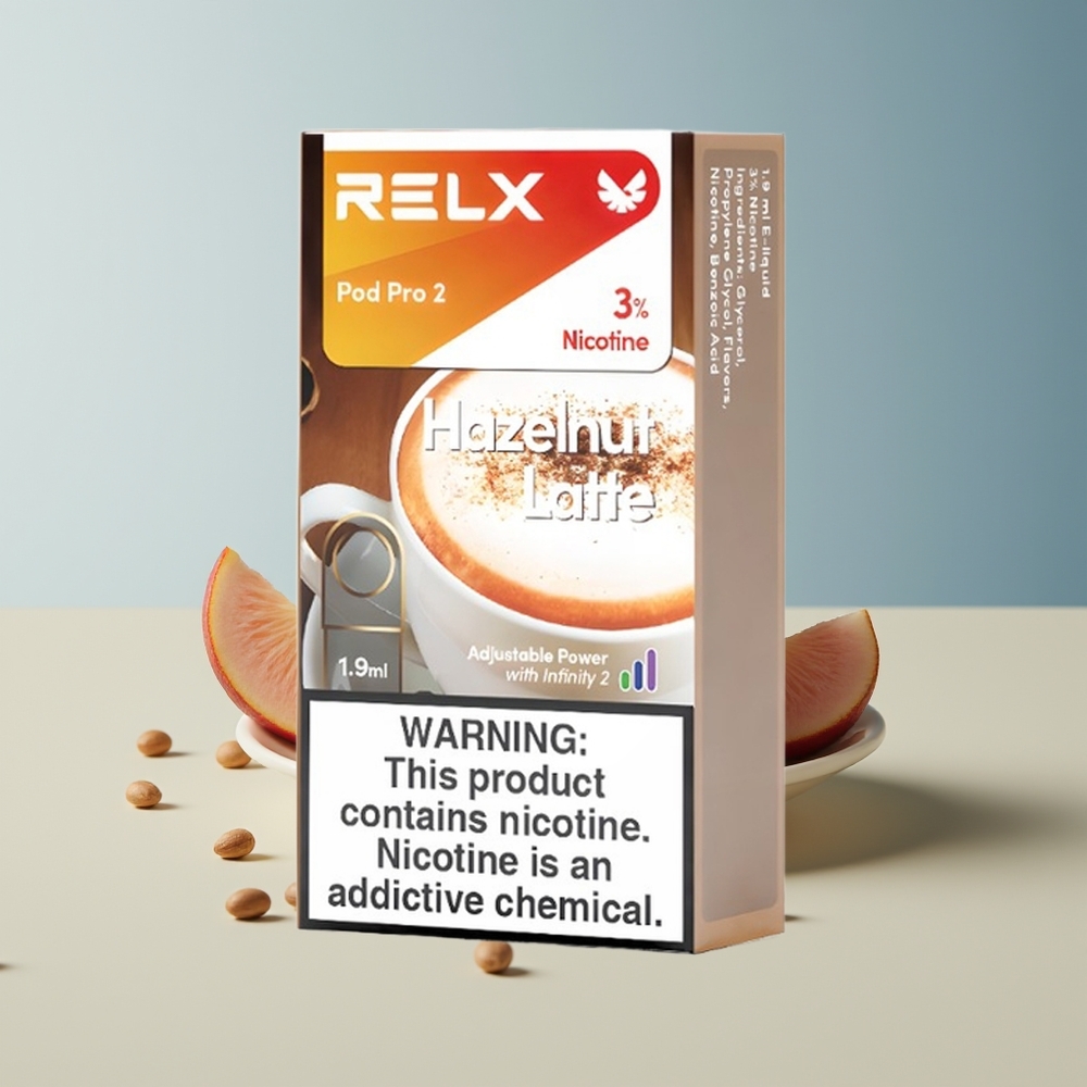 Veleprodaja Slovenija RELX Pod Pro 2 600 pufov/19ml Lesnikova Latte 3 načini nastavitev napetosti