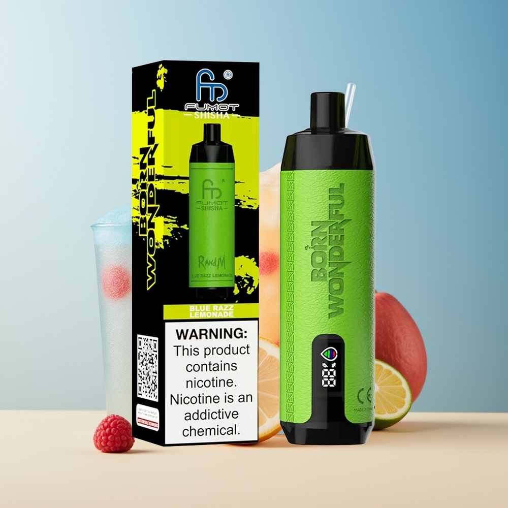 Veleprodaja Slovenija RandM Fumot Shisha 10000 Puffov Modra Malina Limonada 05 Nikotina