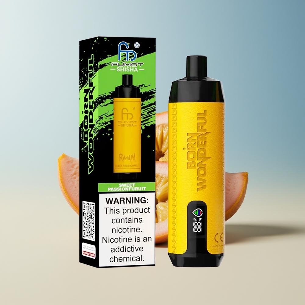 Veleprodaja Slovenija RandM Fumot Shisha 10000 Puffov Sladka Pasijonka 18ml 850mAh