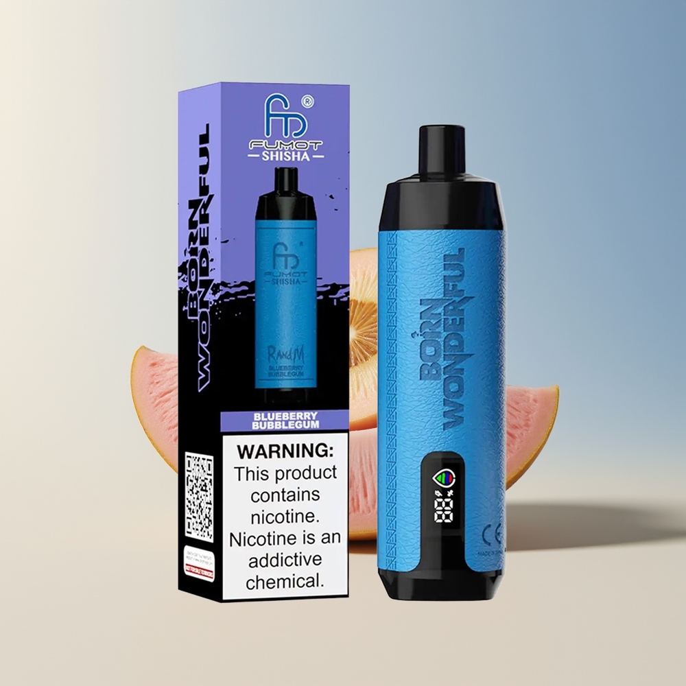Veleprodaja Slovenija RandM Fumot Shisha 10000 Puffs Borovnica Žvečilni Gumij 850 mAh