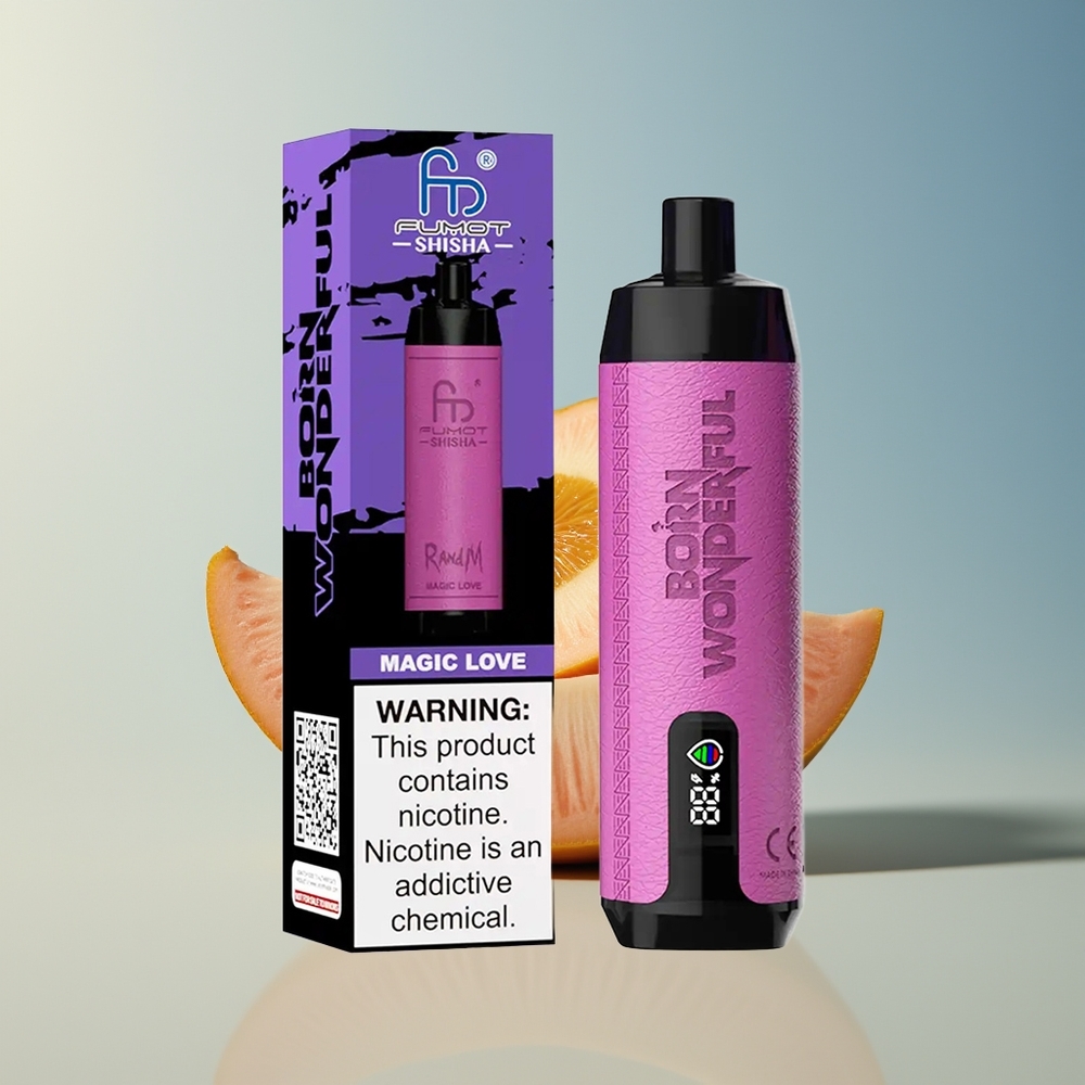 Veleprodaja Slovenija RandM Fumot Shisha 10000 Puffs Magic Love 05 Nikotina Type-C Port