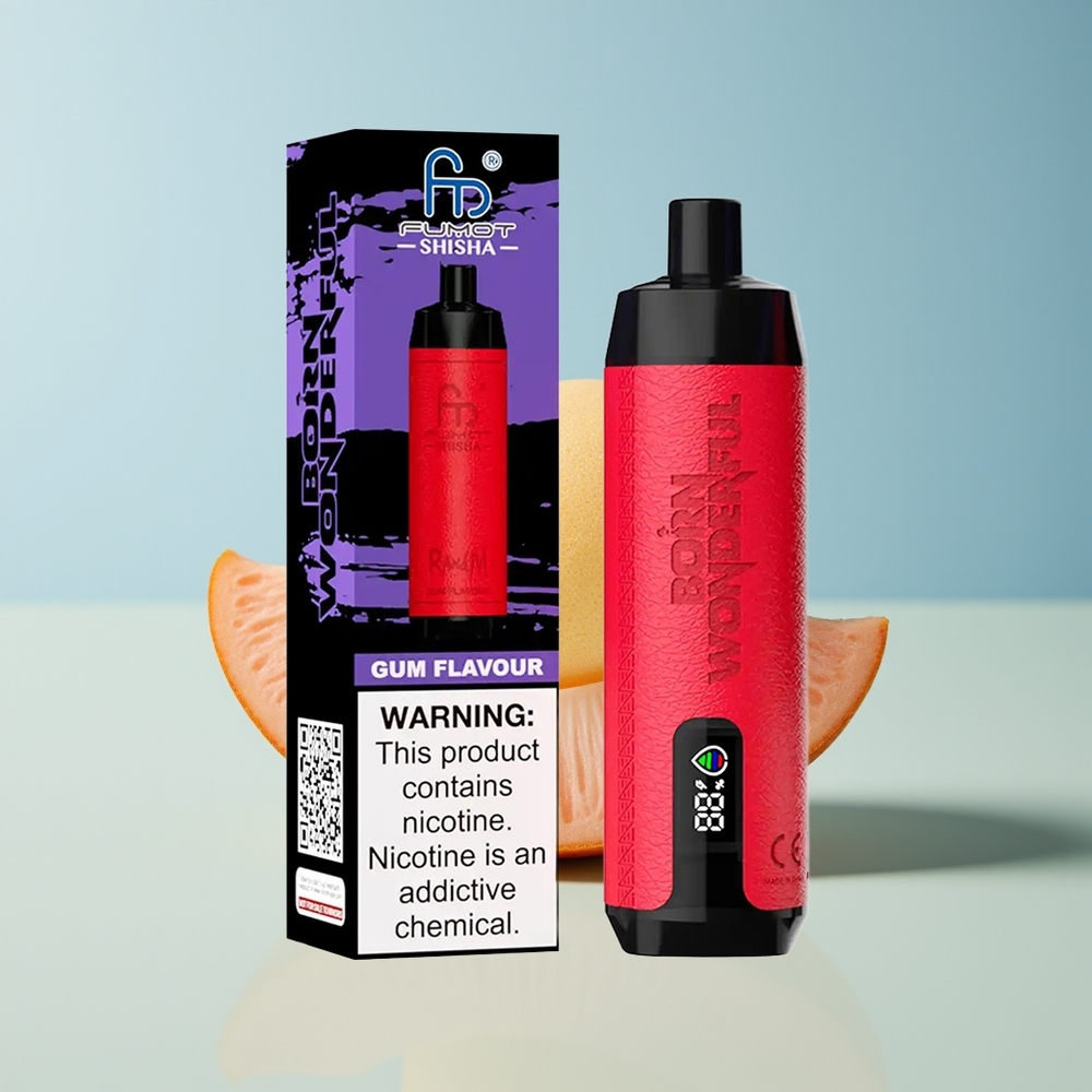 Veleprodaja Slovenija RandM Fumot Shisha 10000 Pufov Žvečilni Gumij 18ml 850 mAh