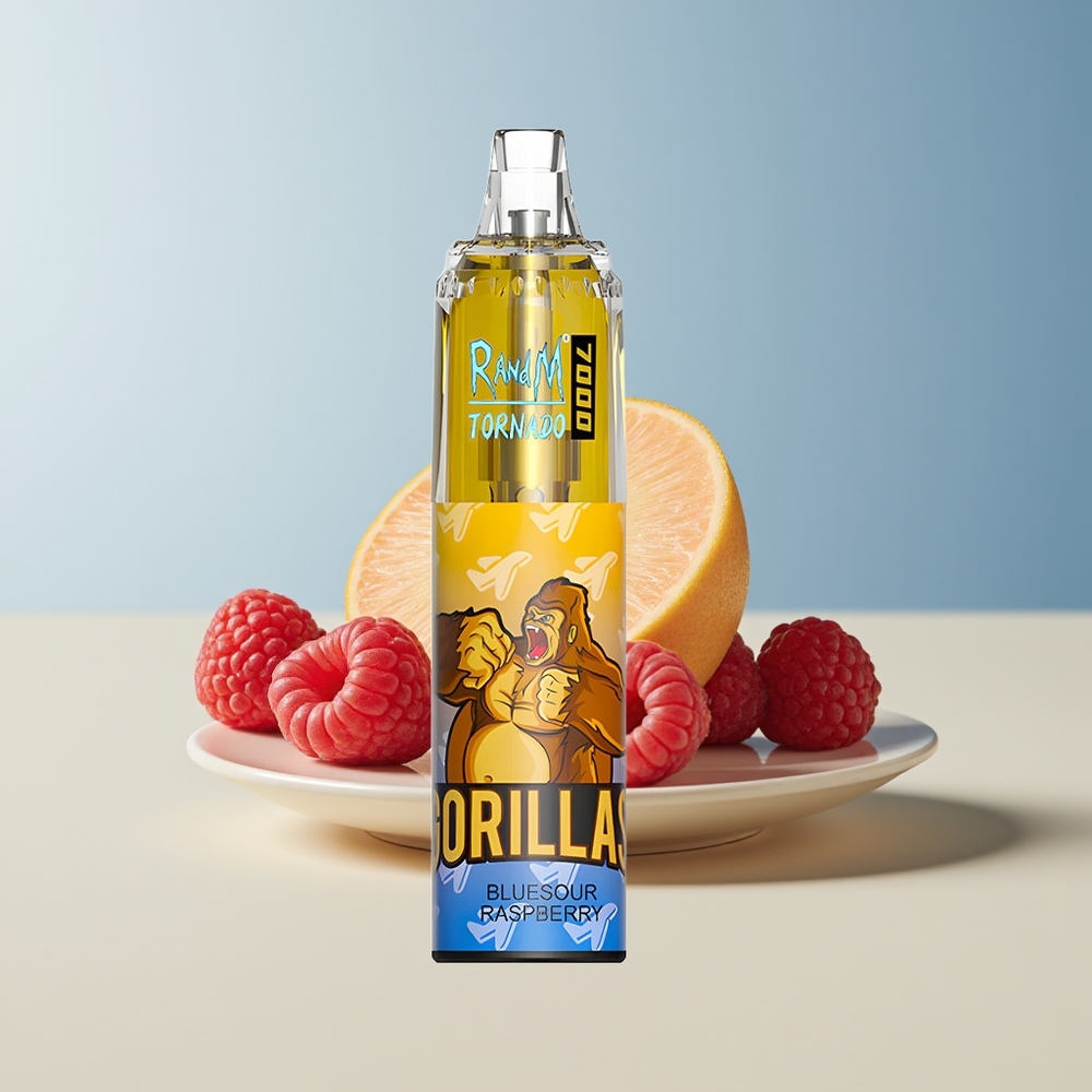 Veleprodaja Slovenija RandM Fumot Tornad 7000 Puffovi Modra Malina 14 ML E-tekočina Mesh Coil
