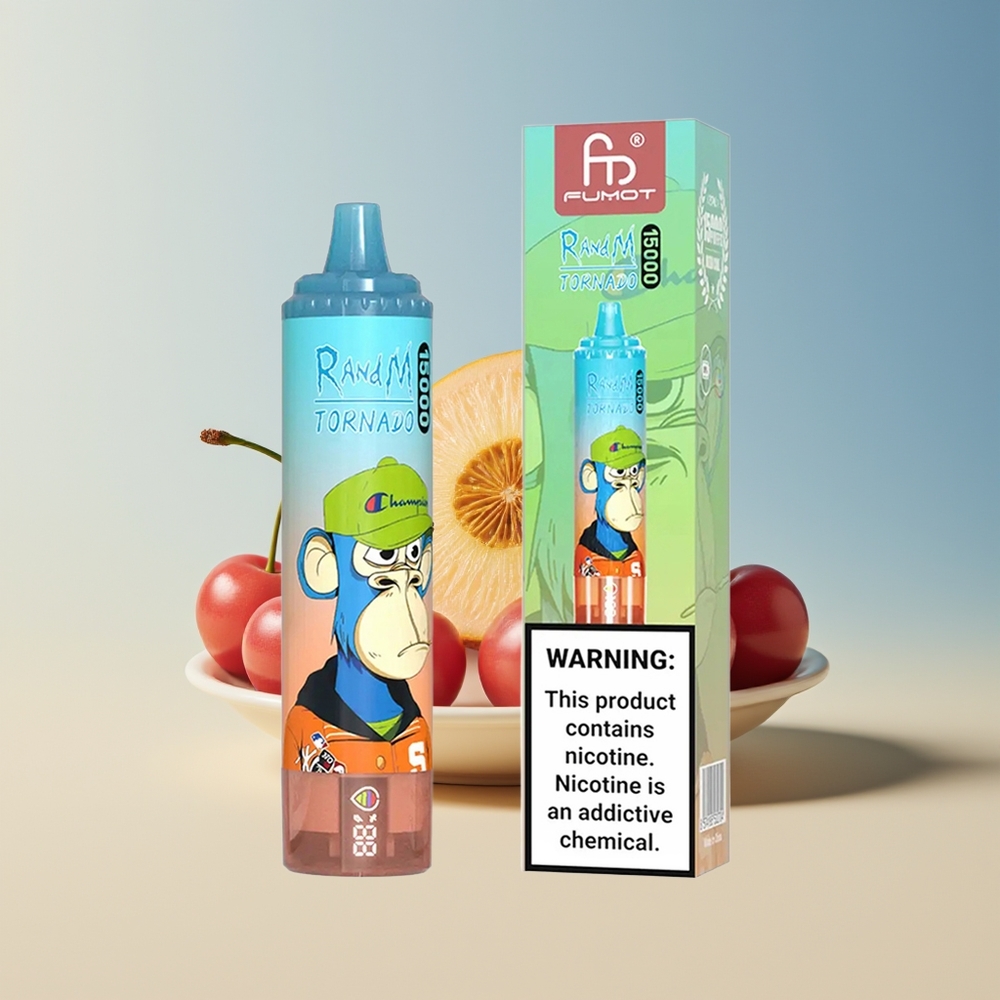 Veleprodaja Slovenija RandM Fumot Tornado 15000 Puffov Cherry Cola 25ml LCD