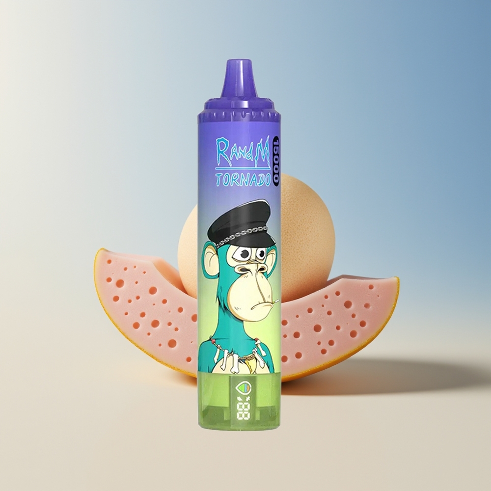 Veleprodaja Slovenija RandM Fumot Tornado 15000 Puffov Vape Borovnica Bubble Gum 25ml LCD