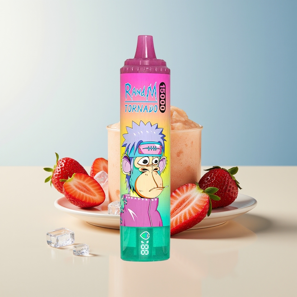 Veleprodaja Slovenija RandM Fumot Tornado 15000 Puffs 25ml Jagodni Led