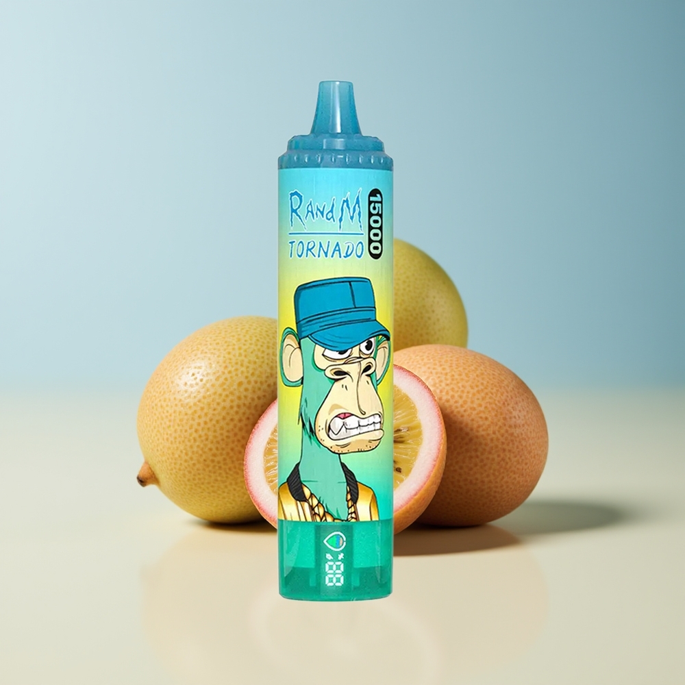 Veleprodaja Slovenija RandM Fumot Tornado 15000 Puffs 25ml Kivi Pasijonka Guava USB Type-C