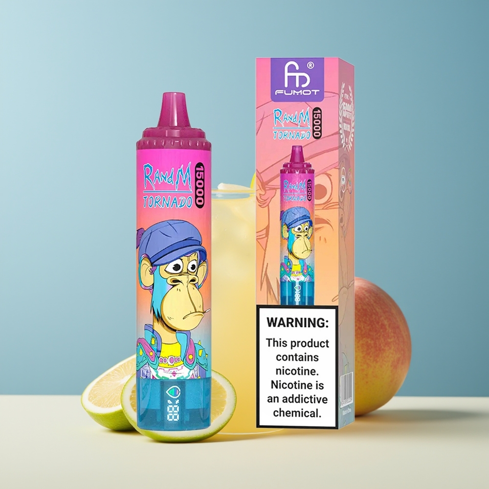 Veleprodaja Slovenija RandM Fumot Tornado 15000 Puffs Limonada 25ml LCD