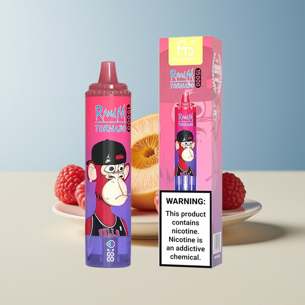 Veleprodaja Slovenija RandM Fumot Tornado 15000 Puffs Modro-Jagodična 25ml LCD