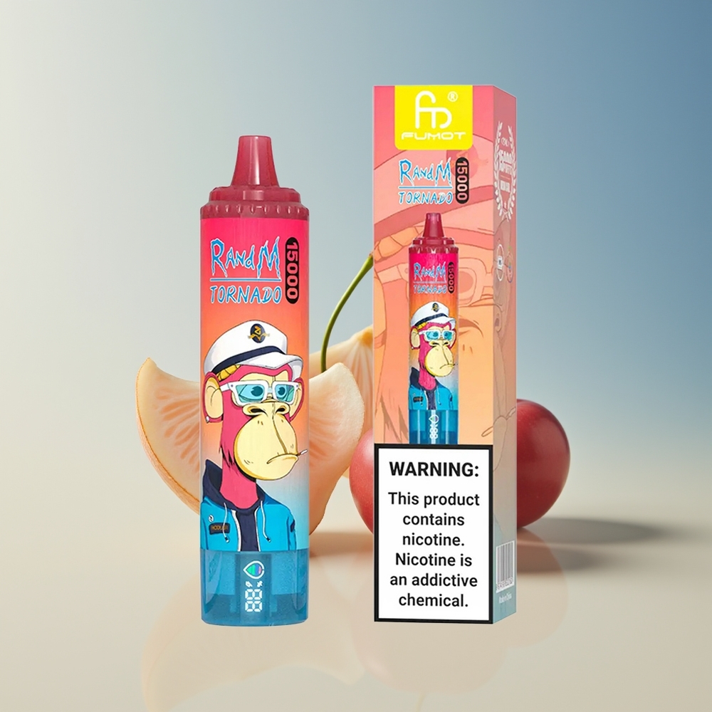 Veleprodaja Slovenija RandM Fumot Tornado 15000 Puffs Češnja 25ml LCD