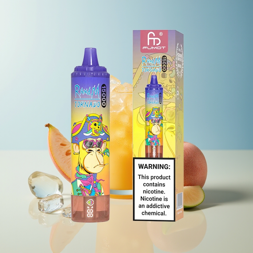 Veleprodaja Slovenija RandM Fumot Tornado 15000 Pufov Vape Cola Led 25ml 850mAh