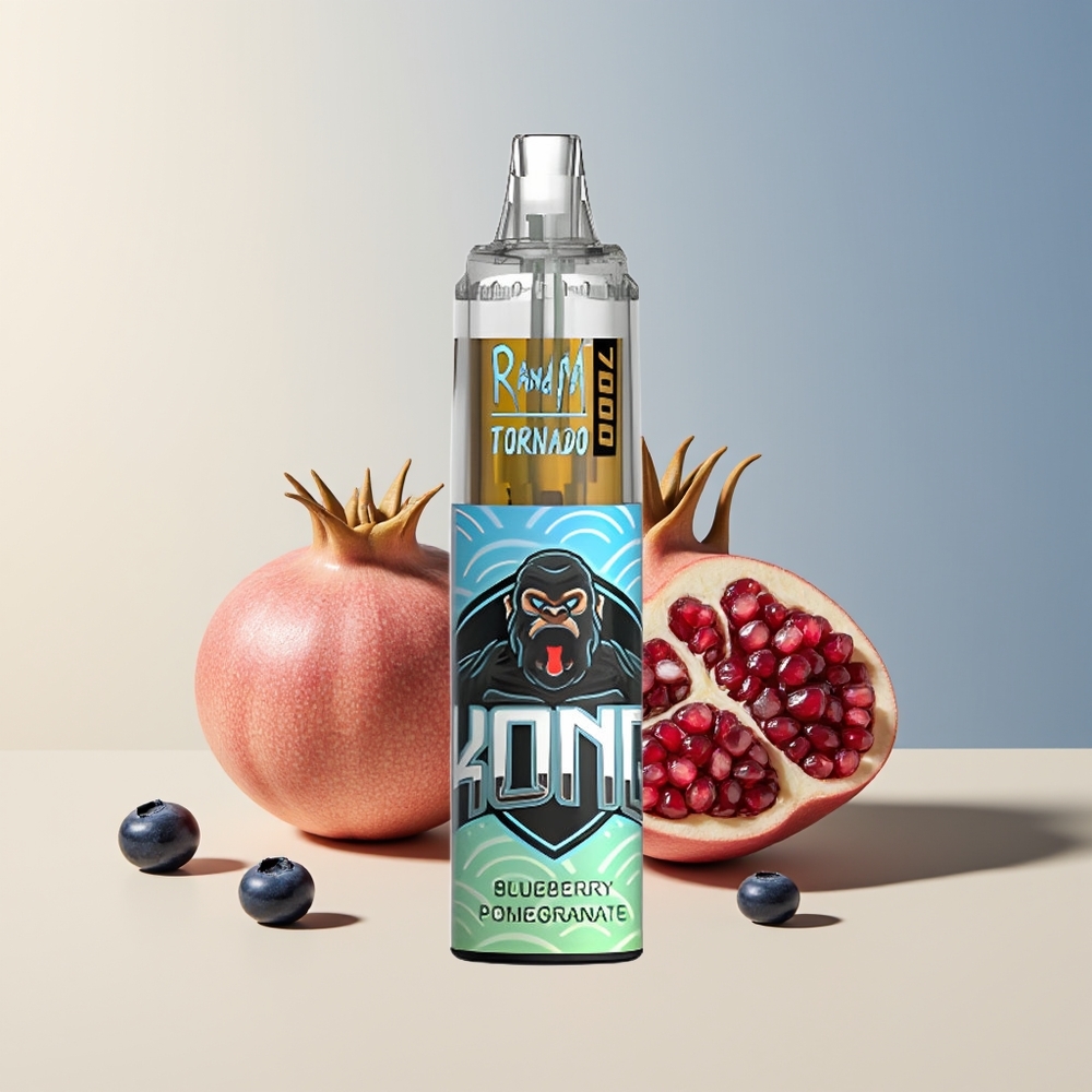 Veleprodaja Slovenija RandM Fumot Tornado 7000 Puffovi Borovnica Granatova 14 ML E-tekočina Mesh Coil