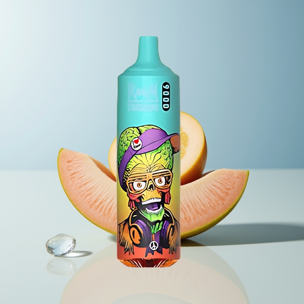 Veleprodaja Slovenija RandM Fumot Tornado 9000 Puffs Modra Sladoled Bluelicious Ice RGB Display
