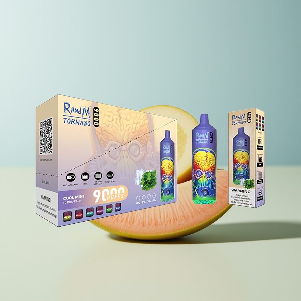 Veleprodaja Slovenija RandM Fumot Tornado 9000 Puhov Hladna Meta RGB Display