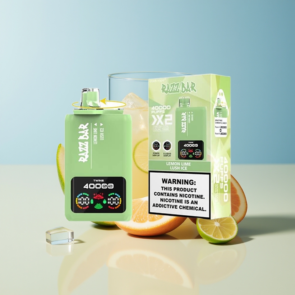 Veleprodaja Slovenija Razz Bar 40000 Puffs Limeta Leden Greniv - Zaslon za prikaz moči 10Ohm 2 Mesh Coil