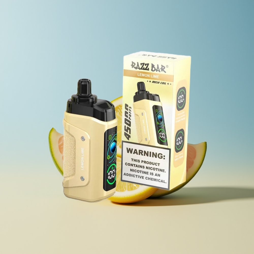 Veleprodaja Slovenija Razz Bar 45000 Puffov Limona Limeta 20 mg/ml Nikotina