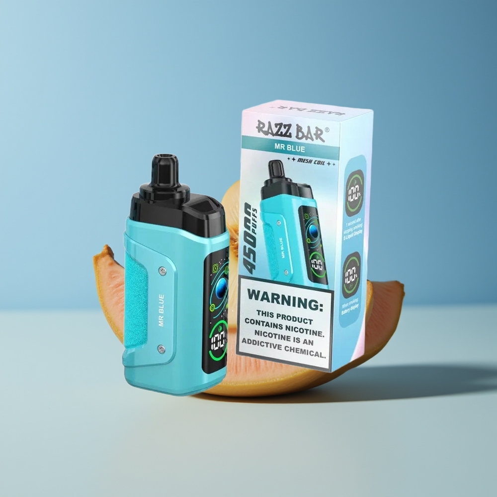 Veleprodaja Slovenija Razz Bar 45000 Puffov Vape Gospod Modri 10 Ohm Mesh Coil 20 mg/ml Nikotinska Moč
