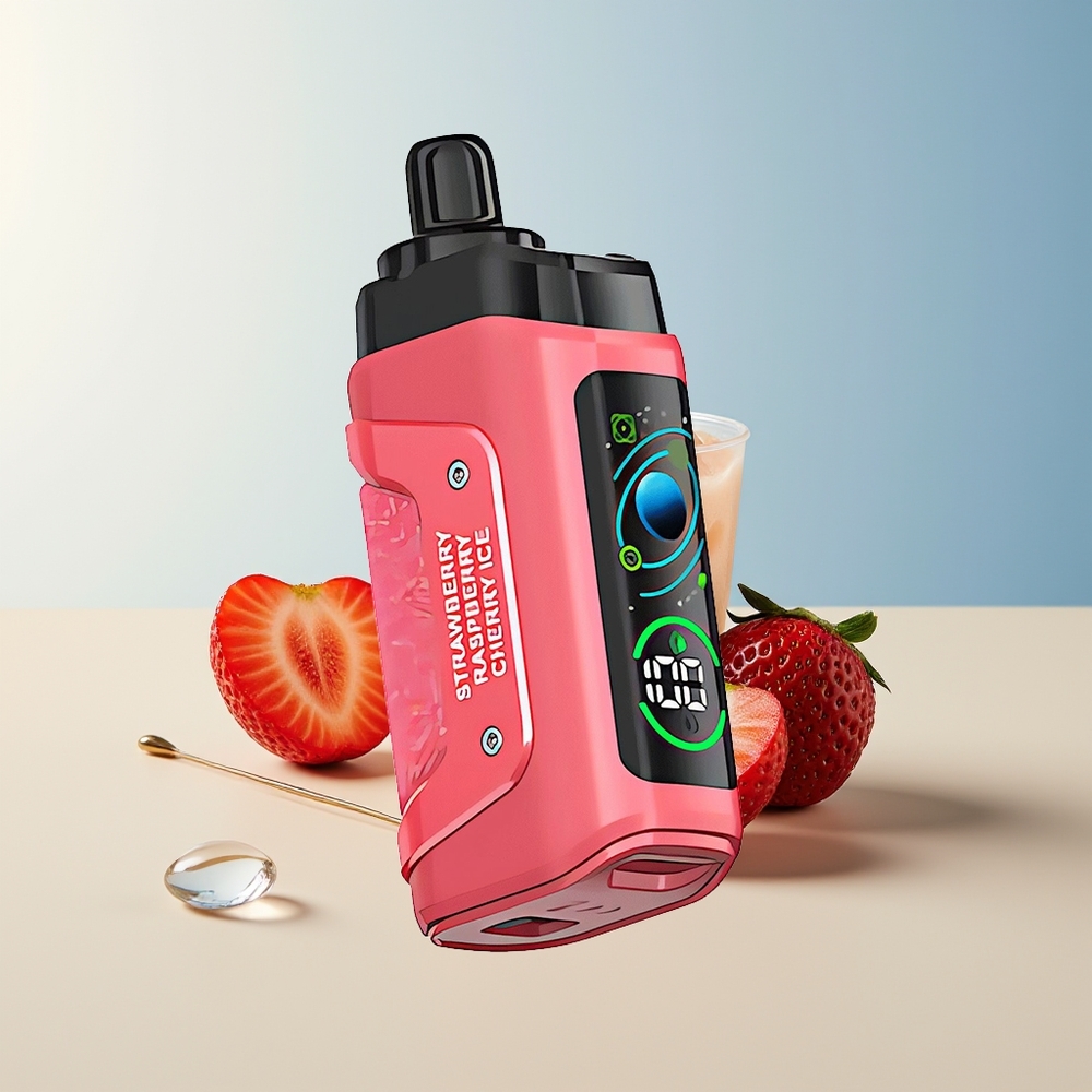 Veleprodaja Slovenija Razz Bar 45000 Puffov Vape Jagoda Češnja Led 10 Ohm Mesh Coil Type-C Polnjenje