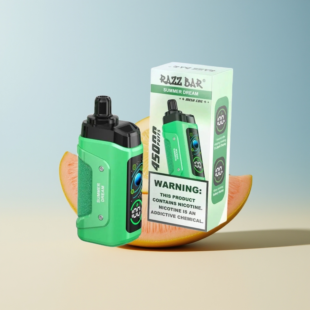 Veleprodaja Slovenija Razz Bar 45000 Puffov Vape Poletna Sanja 20 mg/ml Nikotina Type-C Polnjenje