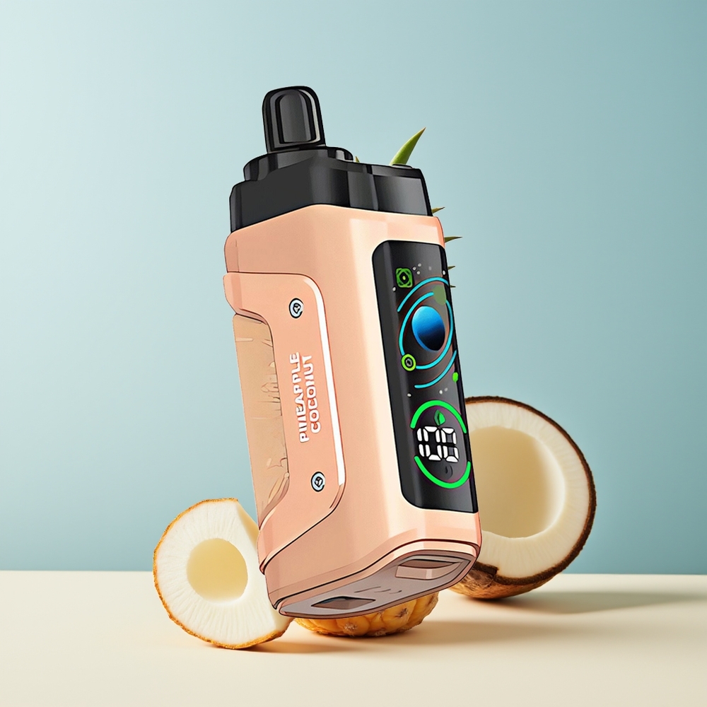 Veleprodaja Slovenija Razz Bar 45000 Puffs Enkratna Vapa Ananas Kokos Mesh Coil Type-C