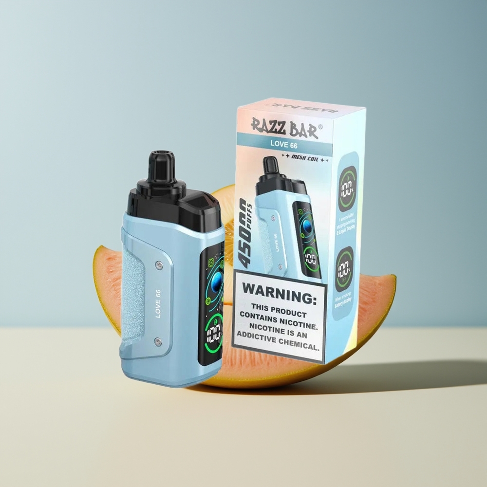 Veleprodaja Slovenija Razz Bar 45000 Pufi Ljubezen 66 10 Ohm Mesh Coil Tip-C Polnjenje