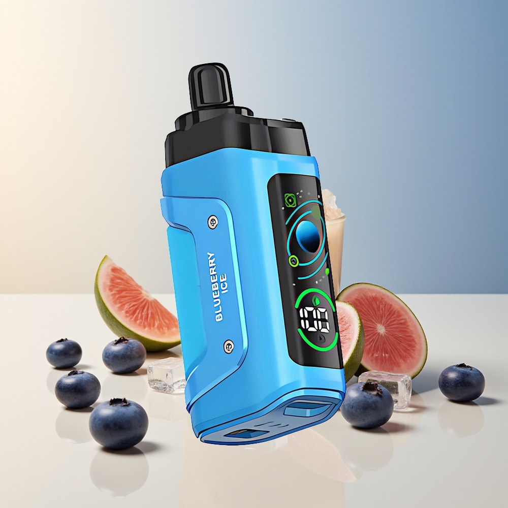 Veleprodaja Slovenija Razz Bar 45000 Pufi Vape Borovnica Led 10 Ohm Mesh Coil Type-C Polnjenje