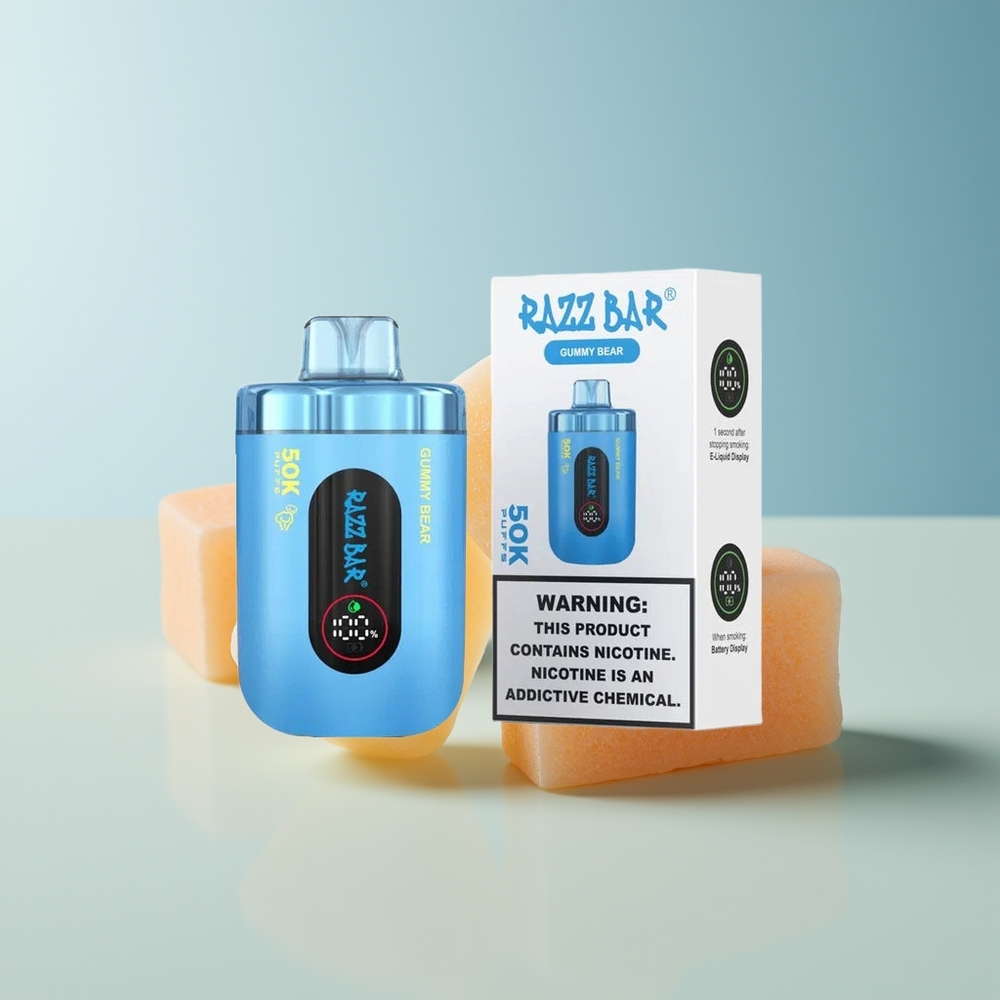 Veleprodaja Slovenija Razz Bar 50000 Pufov Vape Gumi Medved 2 Nikotina