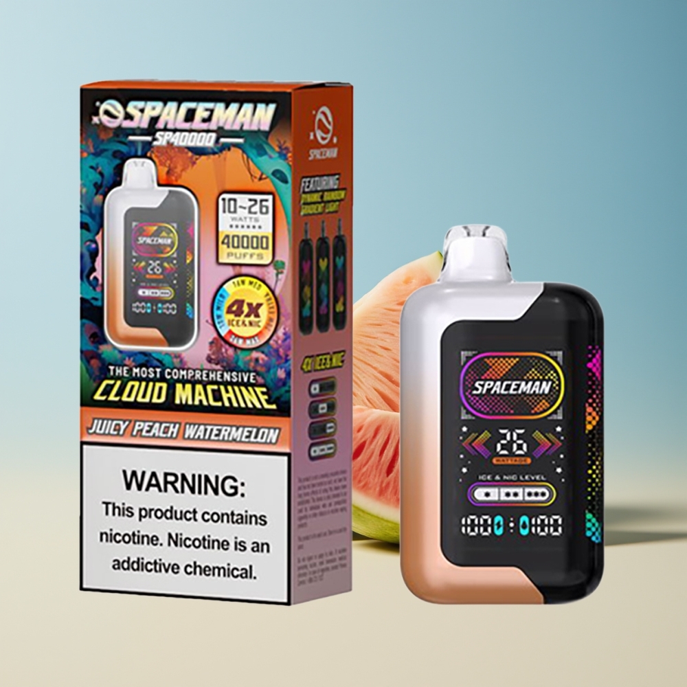 Veleprodaja Slovenija SMOK SPACEMAN SP40000 20ml 50mg/ml Sočna Breskev Lubenica