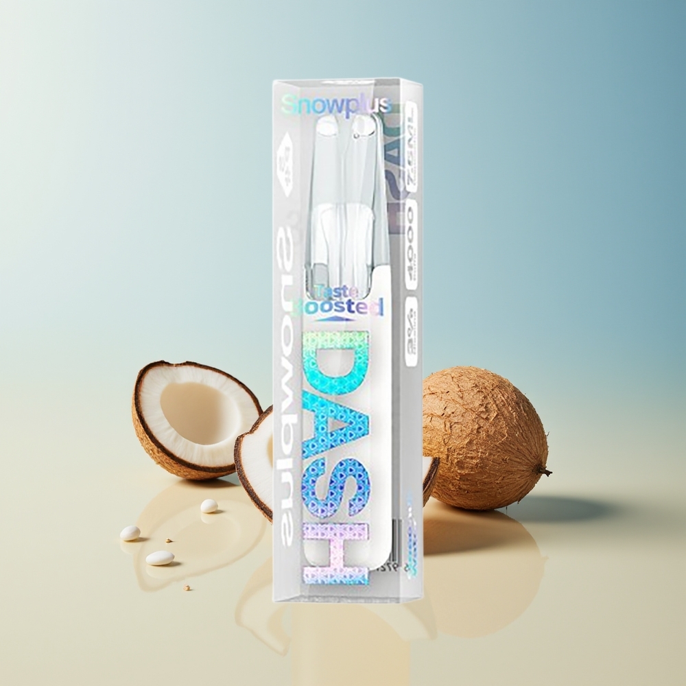 Veleprodaja Slovenija Snowplus Dash 4000 Pihov Kokosova Voda Keramični Atomizer 530 mAh