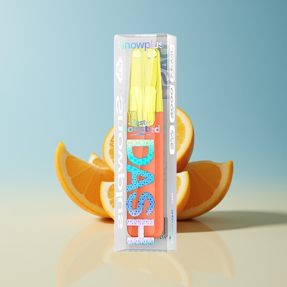 Veleprodaja Slovenija Snowplus Dash 4000 Pihov Naprava za Enkratno Uporabo Oranžna Soda 75 ml 530 mAh