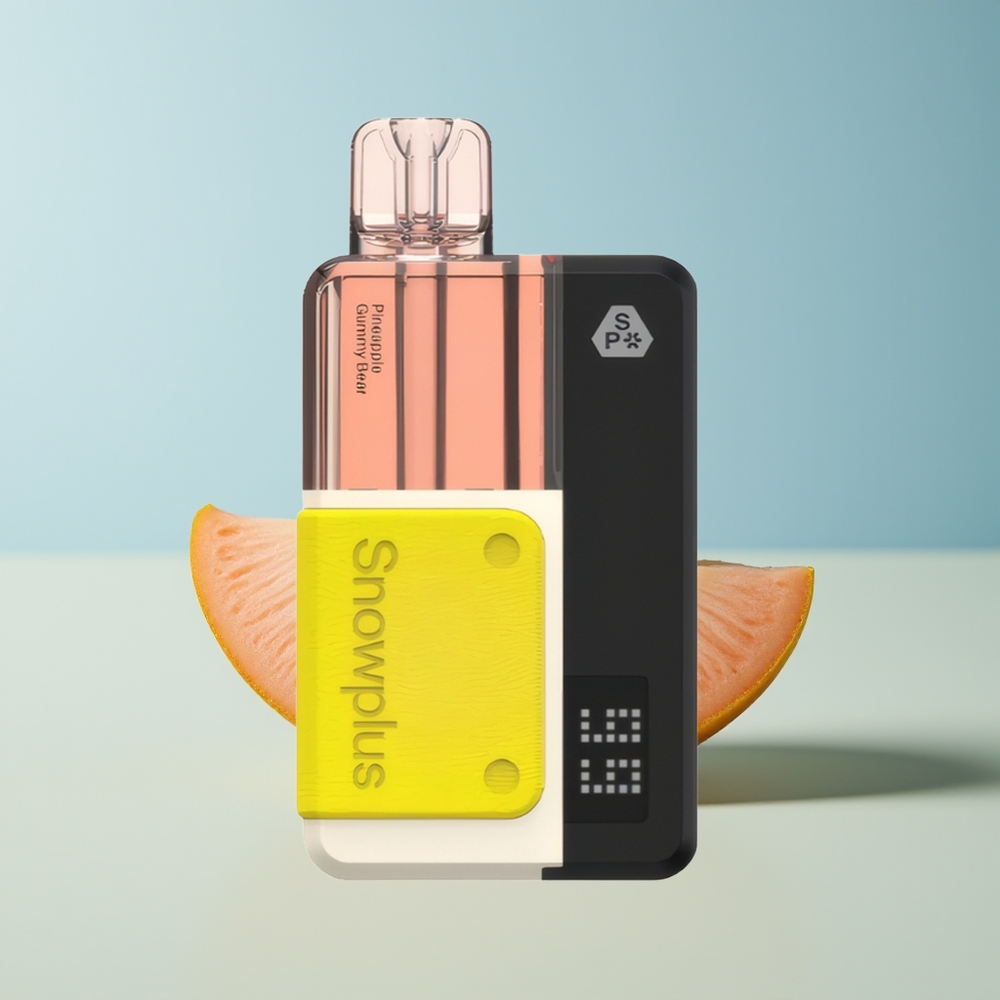 Veleprodaja Slovenija Snowplus Swift 15000 Ponovljivih Pufov Dual Mesh Ananas Gumi Medved 2+10ml Set za Polnjenje