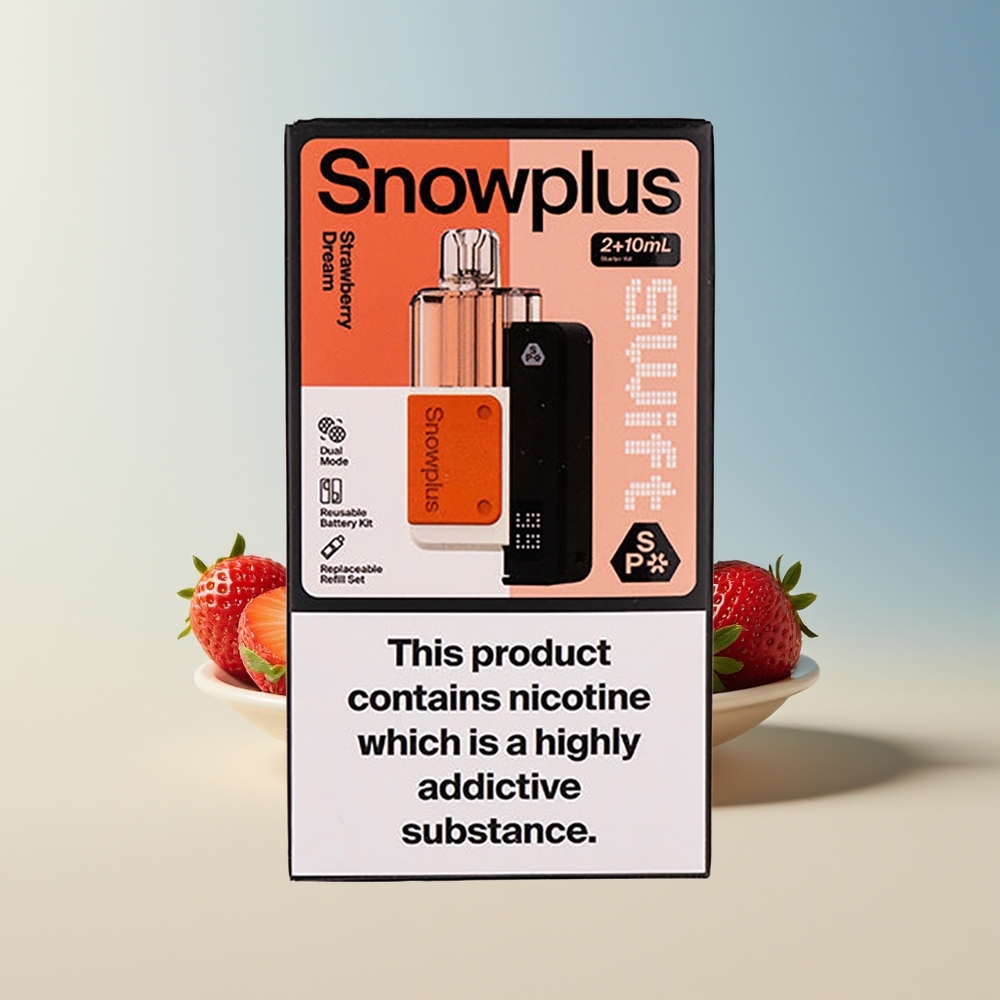 Veleprodaja Slovenija Snowplus Swift 5000 Puffov Dual Mesh Jagodna Sanja 1000 mAh