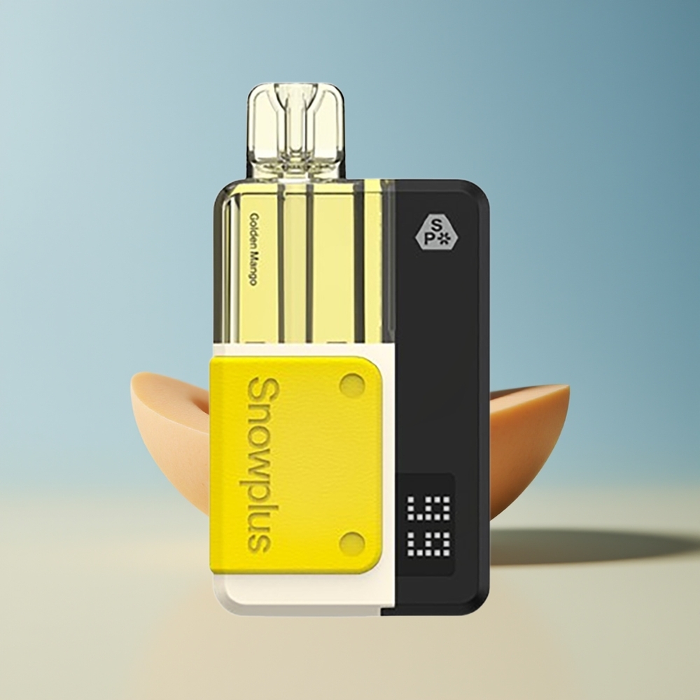 Veleprodaja Slovenija Snowplus Swift 5000 Pufov Zlati Mango Dual Mesh 1000 mAh