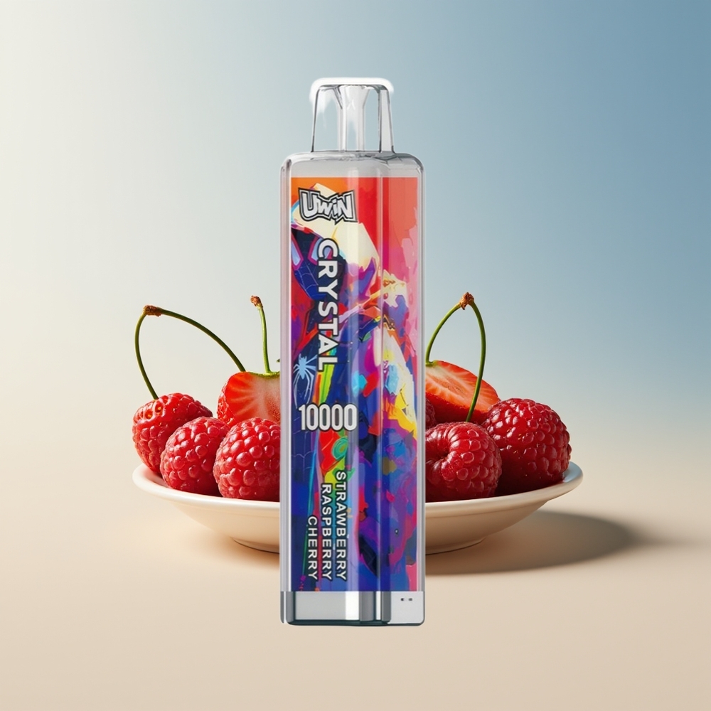 Veleprodaja Slovenija Uwin Crystal 10000 Puff Vape Jagoda Malina Češnja RGB Lights Type-C Fast Charging