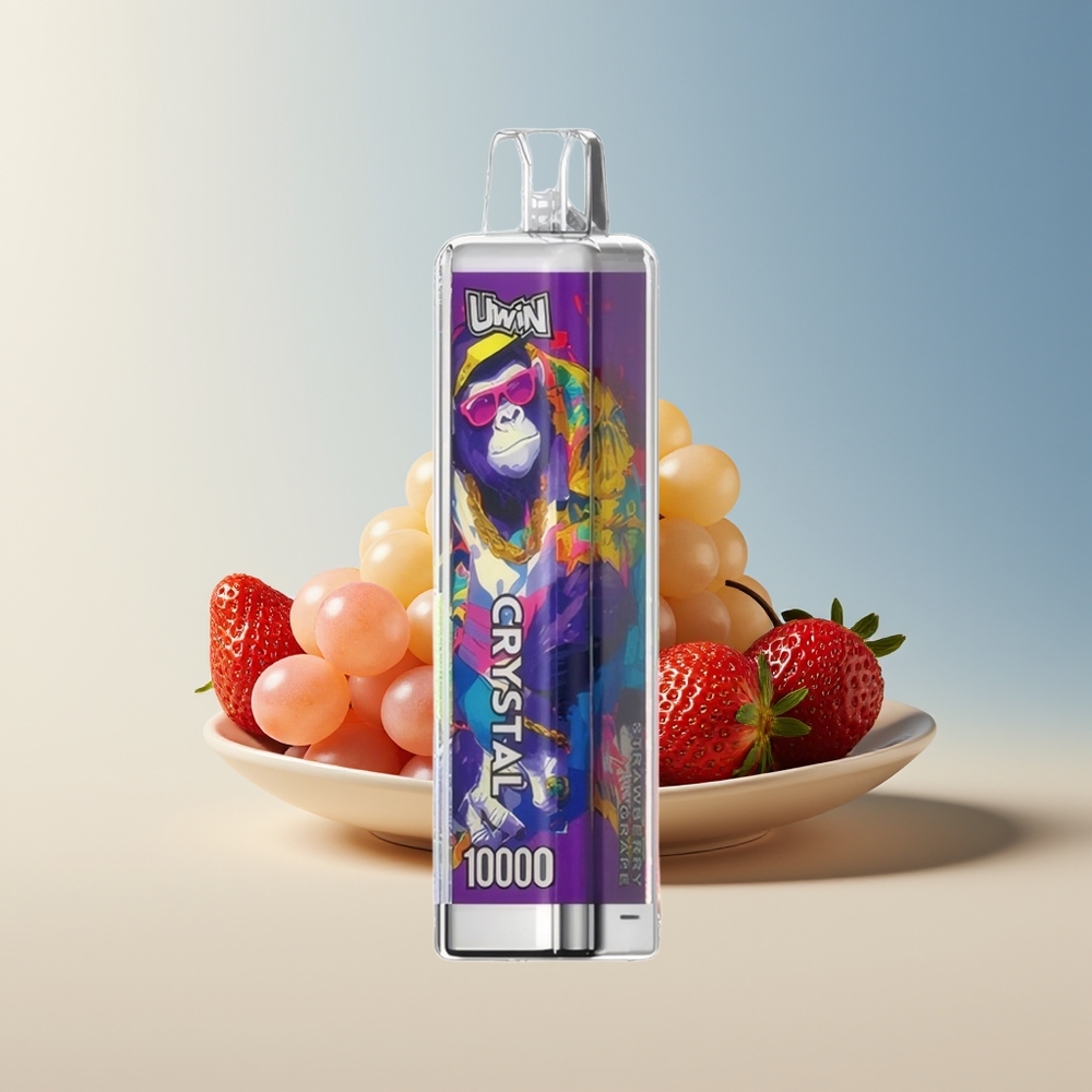 Veleprodaja Slovenija Uwin Crystal 10000 Puffs Jagoda Grozdje RGB