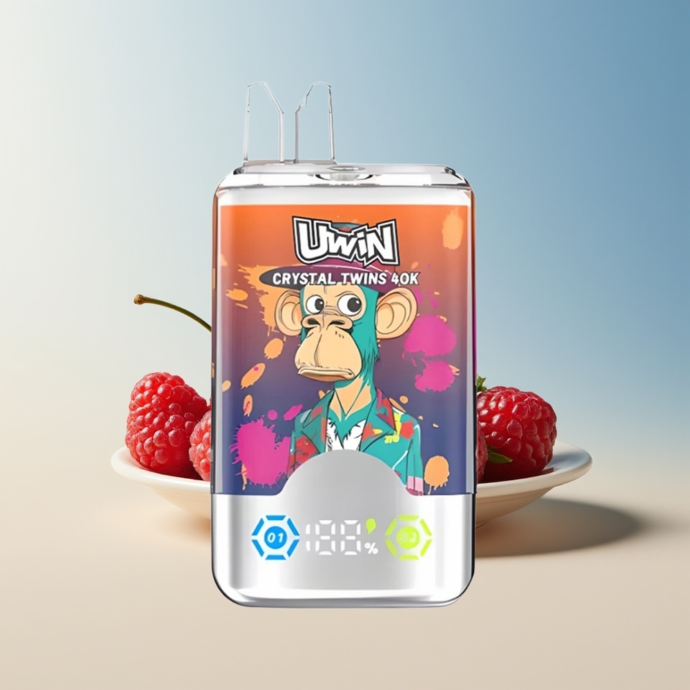 Veleprodaja Slovenija Uwin Crystal Twins 40000 Puff Dvojni Okusi Jagoda Malina Mr Blue