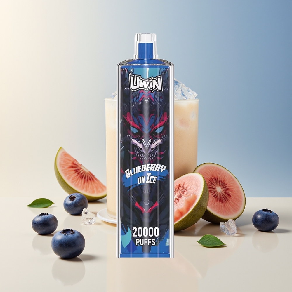 Veleprodaja Slovenija Uwin Shisha Hookah Crystal 20000 Puffs Borovnica Na Ledu Mesh Coil Type-C