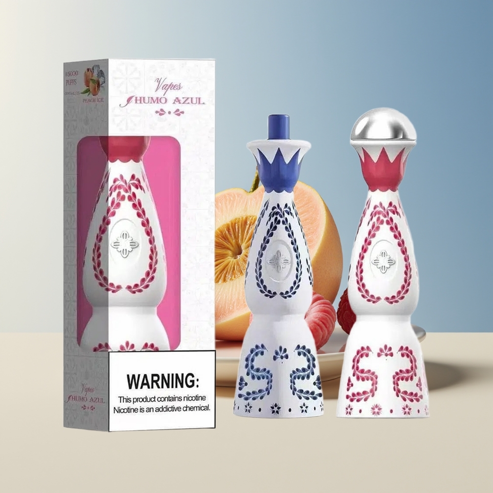 Veleprodaja Slovenija HUMO Azul 15000 Puffs Modra Malina Medved 20mL 5% Nikotin