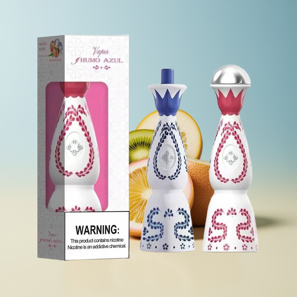 Veleprodaja Slovenija HUMO Azul 15000 Puffs Vape 5% Nikotina 20mL E-tekočina Kombinacija Okusov Kivi Pasijonka Guava