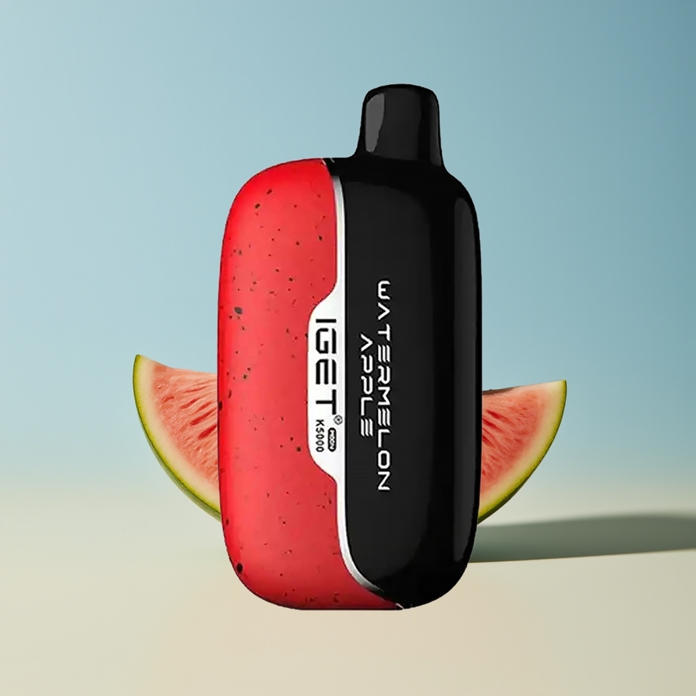 Veleprodaja Slovenija IGET Moon K5000 5000 Puff Lubenica Jabolko 1.35 Ohm