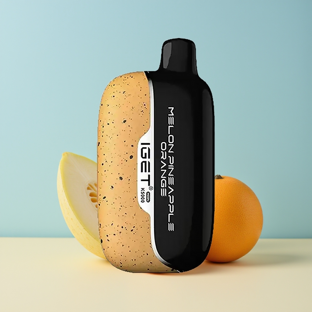Veleprodaja Slovenija IGET Moon K5000 5000 Puffs Melon Ananas Oranžna PC Material