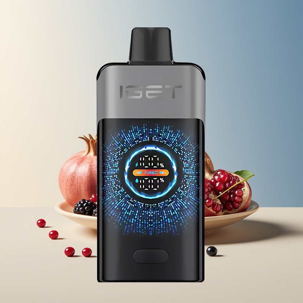 Veleprodaja Slovenija IGET ONE 12000 Puffs 2700 mAh Dual Mesh Črni robid-Breskev-Granatno jabolko
