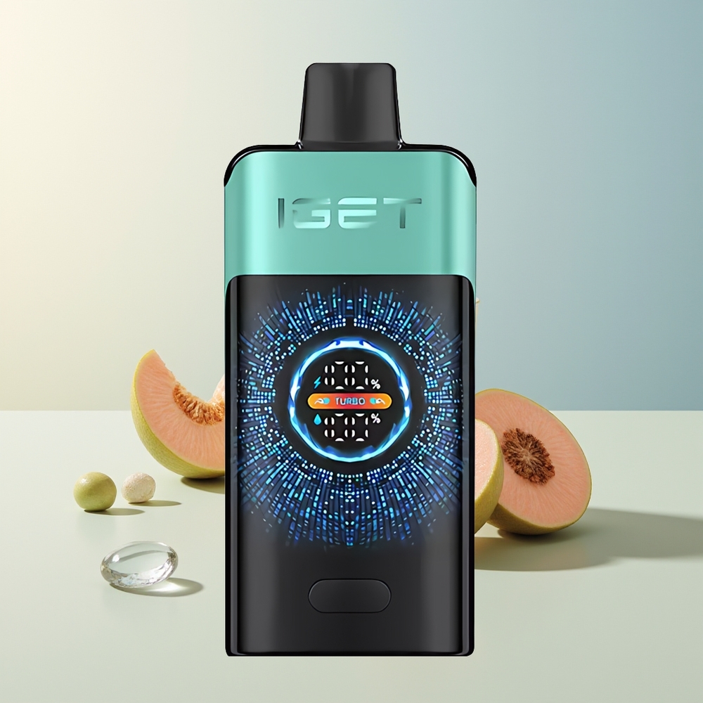 Veleprodaja Slovenija IGET ONE 12000 Puffs Vape Gorska Pomladna Meta Led Dual Mesh Coil in Large Curved Color Screen