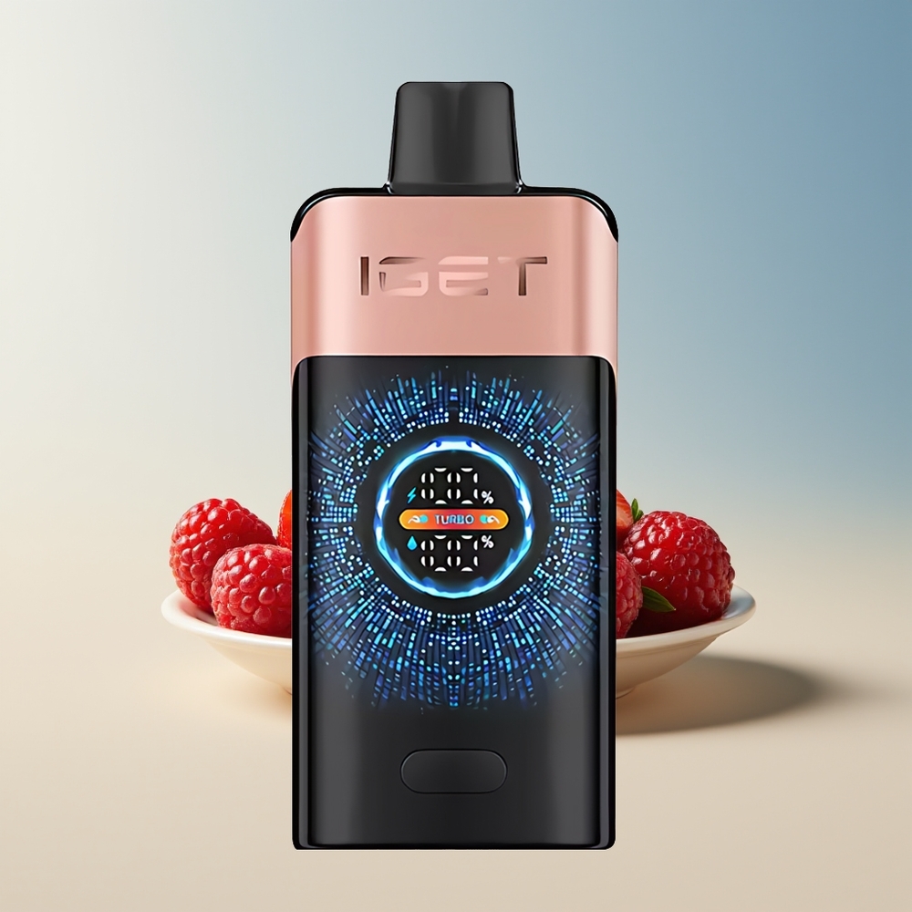Veleprodaja Slovenija IGET ONE 12000 Puffs Vape Jagoda Malina 2700 mAh Battery Capacity Large Curved Color Screen